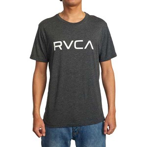 ルーカ メンズ Tシャツ トップス Big RVCA T-Shirt - Men's Black/White