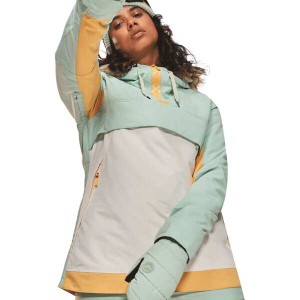 ロキシー レディース ジャケット・ブルゾン アウター Shelter Snow Jacket - Women's Cameo Green