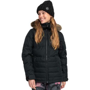 ロキシー レディース ジャケット・ブルゾン アウター Quinn Snow Jacket - Women's True Black