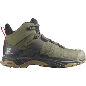 サロモン メンズ スニーカー シューズ X Ultra 4 Mid GTX Hiking Shoe - Men's Deep Lichen Green/Peat/Kelp