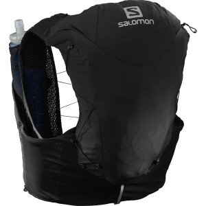 サロモン メンズ バックパック・リュックサック バッグ ADV Skin 12L Set Hydration Vest Black/Ebony