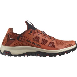 サロモン メンズ スニーカー シューズ Techamphibian 5 Water Shoe - Men's Spice Route/Burnt Henna/Black