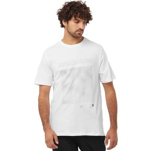 サロモン メンズ Tシャツ トップス Graphic T-Shirt - Men's White