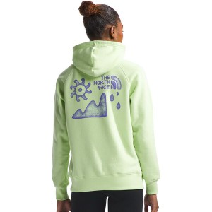 ノースフェイス レディース パーカー・スウェット アウター Outdoors Together Hoodie - Women's Astro Lime