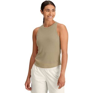 ノースフェイス レディース タンクトップ トップス Sunpeak Waffle Tank Top - Women's Khaki Stone