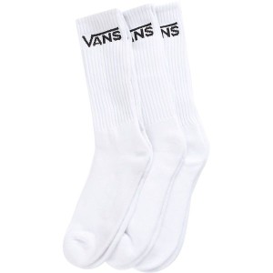 バンズ メンズ 靴下 アンダーウェア Classic Crew Sock - 3-Pack - Men's White