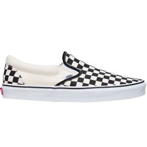 バンズ レディース スリッポン・ローファー シューズ Classic Slip-On Shoe Black And White Checker/White