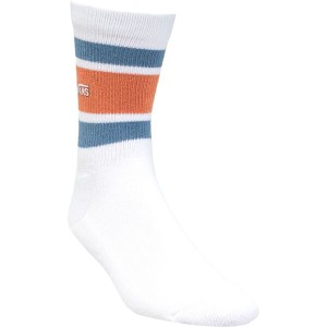 バンズ メンズ 靴下 アンダーウェア Better Stripe Crew Sock - Men's White