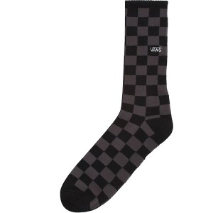 バンズ メンズ 靴下 アンダーウェア Checkerboard Crew Sock - Men's Black/Charcoal