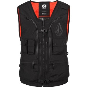 ボルコム メンズ ジャケット・ブルゾン アウター Iguchi Slack Vest - Men's Black