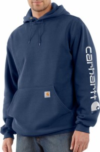 カーハート メンズ パーカー・スウェット アウター Carhartt Men's K288 Hoodie New Navy