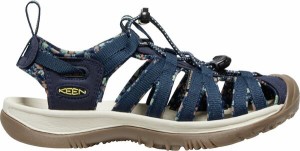 キーン レディース サンダル シューズ KEEN Women's Whisper Sandals Navy/Birch