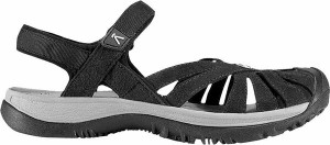 キーン レディース サンダル シューズ KEEN Women's Rose Sandals Black/Neutral Grey