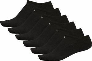 アディダス メンズ 靴下 アンダーウェア adidas Men's Athletic Cushioned No Show Socks - 6 Pack Black/Metallic Silver