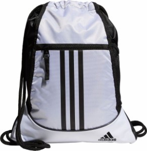 アディダス メンズ バックパック・リュックサック バッグ adidas Alliance II Sack Pack White/Black