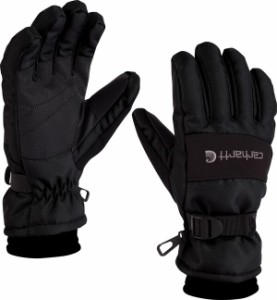 カーハート メンズ 手袋 アクセサリー Carhartt Men's Waterproof Insulated Knit Cuff Gloves Black