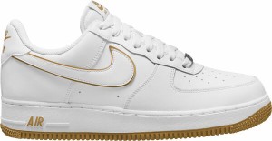 ナイキ メンズ スニーカー シューズ Nike Men's Air Force 1 '07 Shoes Brown/White