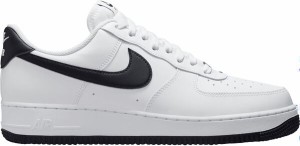 ナイキ メンズ スニーカー シューズ Nike Men's Air Force 1 '07 Shoes White/Black 2