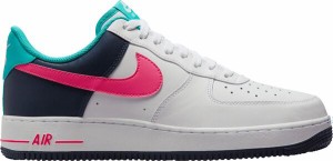 ナイキ メンズ スニーカー シューズ Nike Men's Air Force 1 '07 Shoes White/Pink/Blue