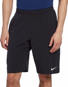 ナイキ メンズ ハーフパンツ・ショーツ ボトムス Nike Men's N.E.T 11'' Woven Tennis Shorts Black