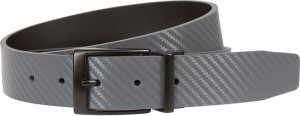 ナイキ メンズ ベルト アクセサリー Nike Men's Carbon Fiber Matte Reversible Golf Belt Grey/Black