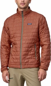 パタゴニア メンズ ジャケット・ブルゾン アウター Patagonia Men's Nano Puff Jacket Burl Red