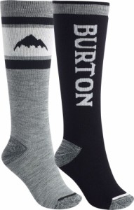 バートン レディース 靴下 アンダーウェア Burton Women's Weekend Midweight Ski Socks 2 Pack Black 2