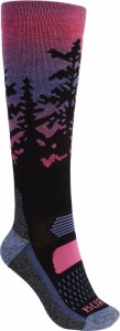 バートン メンズ 靴下 アンダーウェア Burton Women's Performance Midweight Snowboard Socks Sunrise