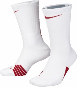 ナイキ メンズ 靴下 アンダーウェア Nike Elite Basketball Crew Socks Crimson