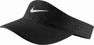 ナイキ メンズ 帽子 アクセサリー Nike Men's Dri-FIT AeroBill Visor Black/White