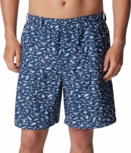 コロンビア メンズ ハーフパンツ・ショーツ 水着 Columbia Men's PFG Super Backcast Water Shorts Nocturnal Offshored