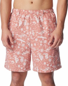 コロンビア メンズ ハーフパンツ・ショーツ 水着 Columbia Men's PFG Super Backcast Water Shorts Sandalwood Pink Kahawai