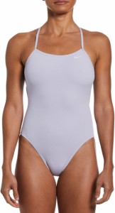 ナイキ レディース 上下セット 水着 Nike Women's HydraStrong Lace Up Tie Back One Piece Swimsuit Oxygen Purple