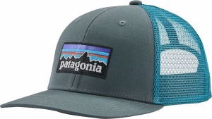 パタゴニア メンズ 帽子 アクセサリー Patagonia Men's P-6 Logo Trucker Hat Nouveau Green