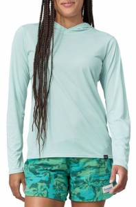 パタゴニア レディース パーカー・スウェット アウター Patagonia Women's Capilene Cool Daily Hoodie Wispy Green