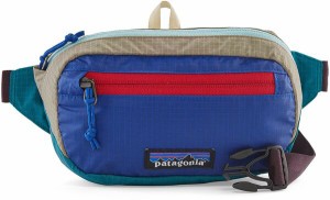 パタゴニア メンズ ボディバッグ・ウエストポーチ バッグ Patagonia Ultralight Black Hole Mini Hip Pack 1L Ptchwrk Belay Blue