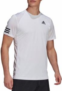 アディダス メンズ Tシャツ トップス adidas Men's Club 3-Stripe Tennis T-Shirt White/Black