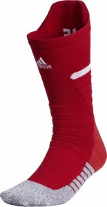 アディダス レディース 靴下 アンダーウェア adidas Men's adizero Football Crew Socks Red