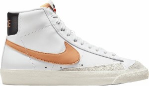 ナイキ メンズ スニーカー シューズ Nike Men's Blazer Mid '77 Vintage Shoes White/Brown