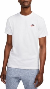 ナイキ メンズ シャツ トップス Nike Men's Sportswear Club T-Shirt White/Black