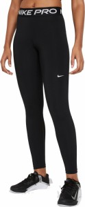 ナイキ レディース ハーフパンツ・ショーツ ボトムス Nike Pro Women's Mid-Rise Mesh-Paneled Leggings Black