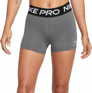 ナイキ レディース ハーフパンツ・ショーツ ボトムス Nike Women's Pro 3” Shorts Iron Grey