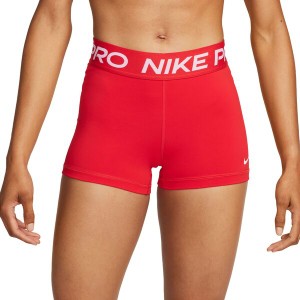 ナイキ レディース ハーフパンツ・ショーツ ボトムス Nike Women's Pro 3” Shorts University Red