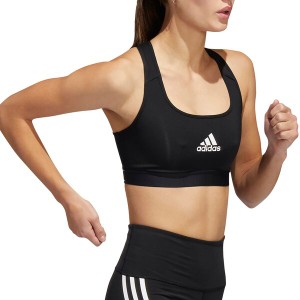 アディダス レディース ブラジャー アンダーウェア adidas Women's Powerreact Training Medium-Support Bra Black