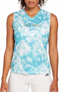 アディダス レディース タンクトップ トップス adidas Women's Softball Graphic Tank Top Sea Breeze