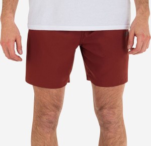 ハーレー メンズ ハーフパンツ・ショーツ 水着 Hurley Men's Explore Dri Trek II 17.5” Short Cherokee