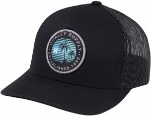 ハーレー メンズ 帽子 アクセサリー Hurley Men's Palm Trucker Hat Black