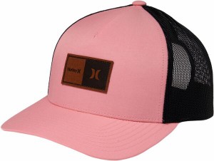 ハーレー メンズ 帽子 アクセサリー Hurley Men's Austin Trucker Hat Pink