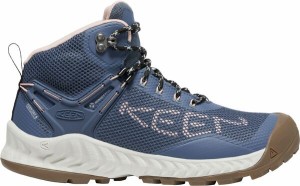 キーン レディース ブーツ・レインブーツ シューズ Keen Women's NXIS EVO Waterproof Hiking Boots Vintage Indigo