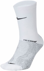 ナイキ レディース 靴下 アンダーウェア Nike Grip Strike Soccer Crew Socks White/Black